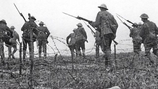 The first battle of Somme