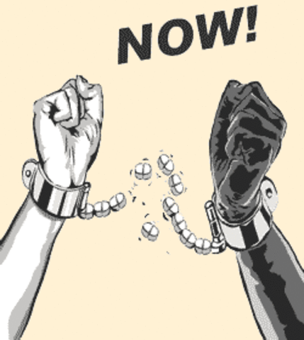 The 13th amendment is passed making slavery illegal