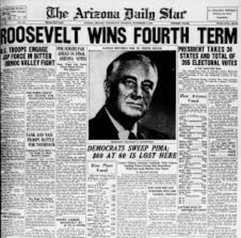 Republicans Upset Over FDR's Fourth Term