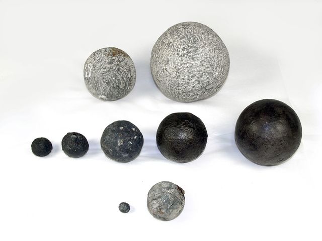 Stone to Iron cannonballs