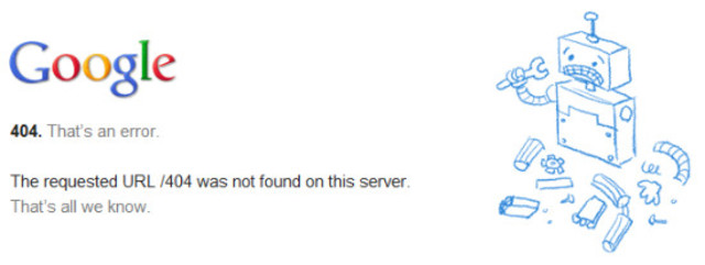 PRIMER ERROR EN EL INTERNET