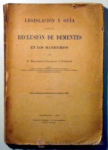 Legislación de manicomios