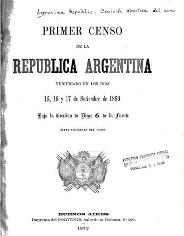 1er censo del país
