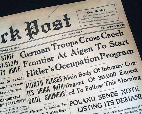 Annexation of Sudetenland