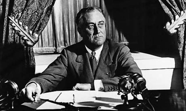 Franklin D. Roosevelt elected