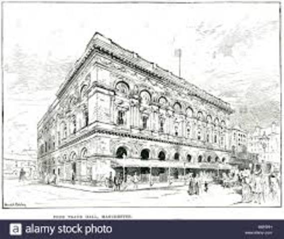 Suffrage first public meeting