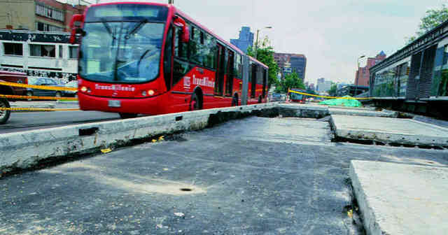 Construcción de transmilenio