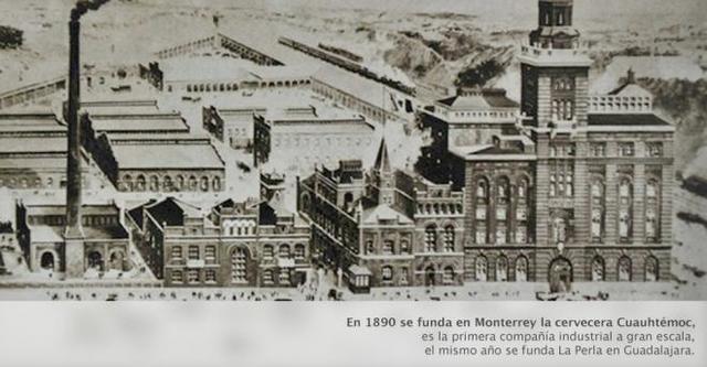 Fundación de la Cervecería Cuauhtémoc en Monterrey