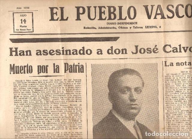 Asesinato del Teniente Castillo y  Calvo Sotelo