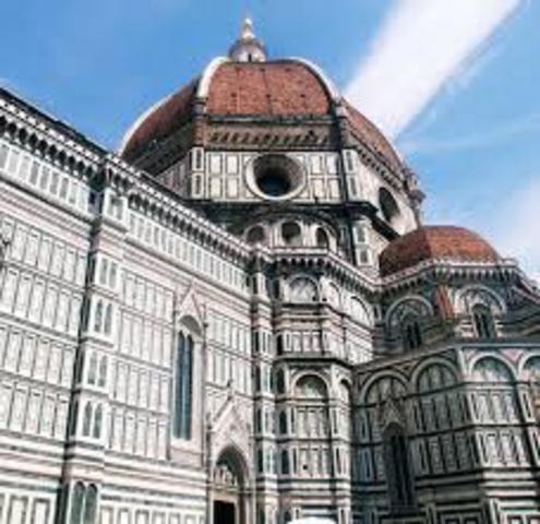 Fin de la construction de la cathédrale de Florence