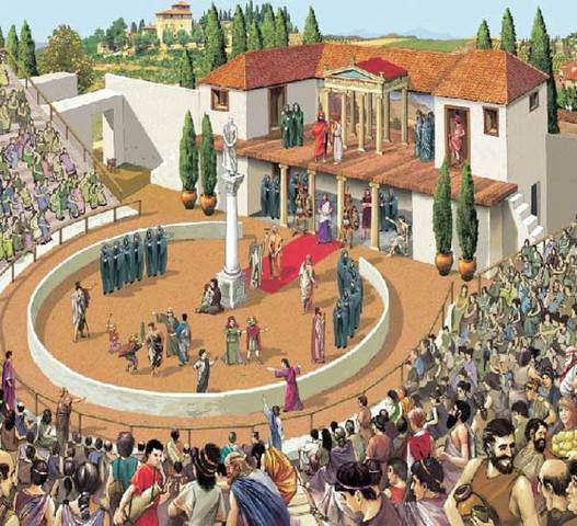 Nacimiento del teatro