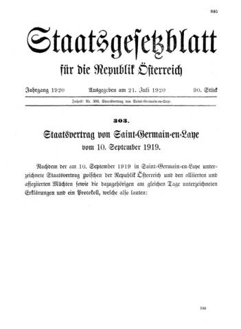 Saint-germaini békeszerződés (Ausztria)