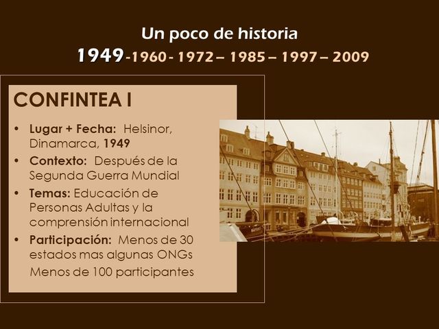 CONFITEA I, Dinamarca