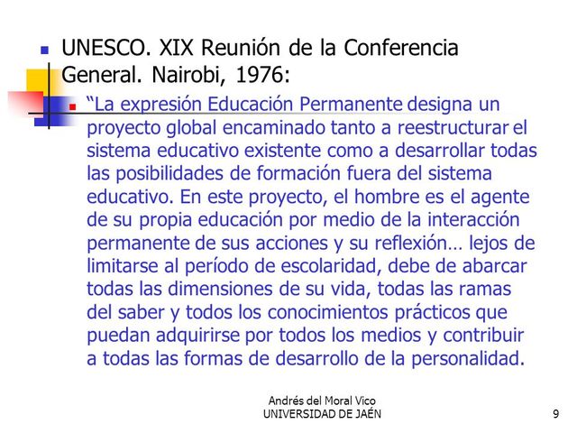 XIX Reunión de la Conferencia General de la UNESCO, Nairobi (Kenia)