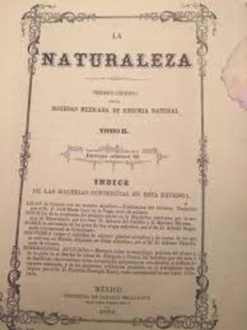 La sociedad de Historia Natural. (MÉXICO)