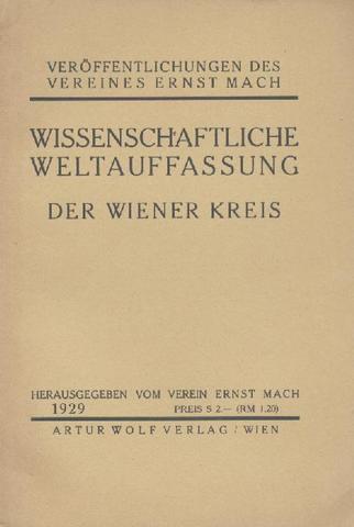 Publicación del manifiesto del Círculo de Viena.