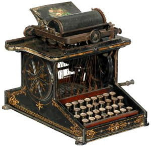 Invento de la maquina de escribir