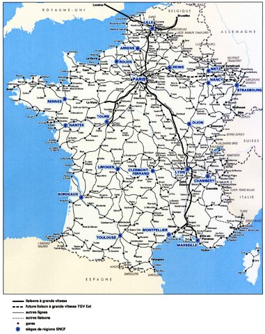 Etat du réseau actuel