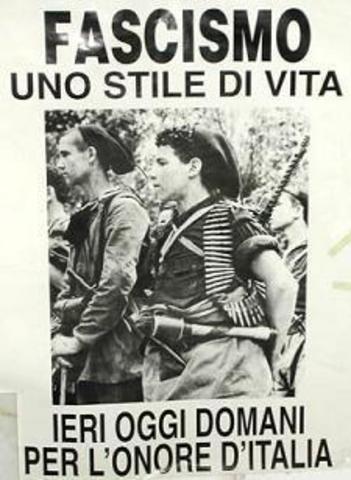Fascismo Italiano 1919 - 1939