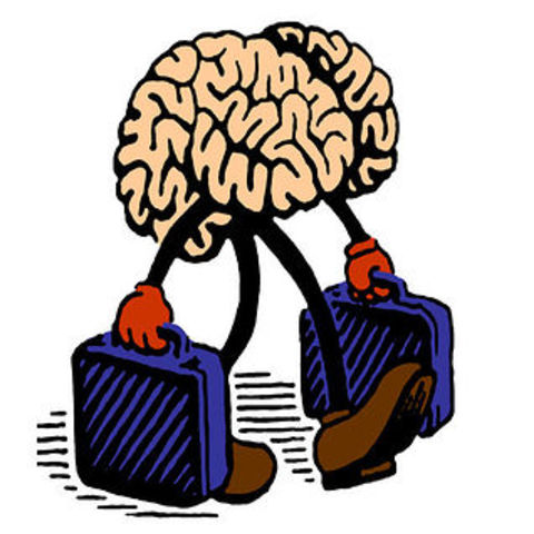 La fuga de cerebros.