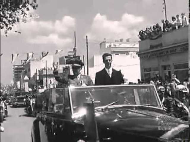 FRANCO VISITA HUELVA PARA INAUGURAR EL POLO QUÍMICO 1967