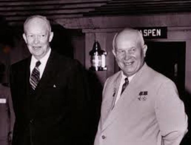 Visita de Jruschev a EEUU y entrevista con Eisenhower