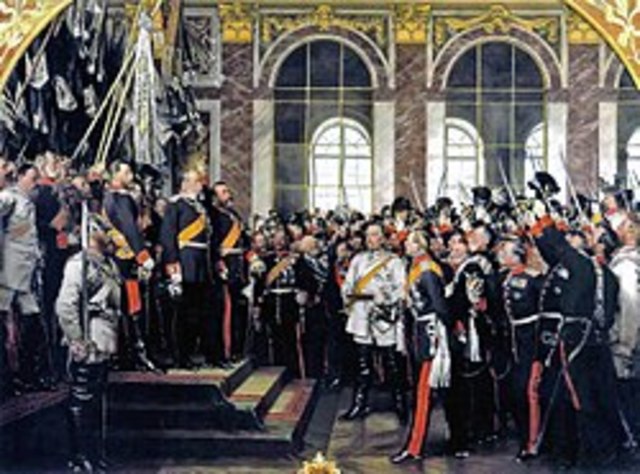 Prussia declares a German Empire aka the second rich