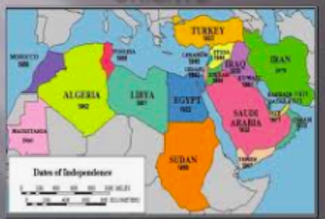 Los Ingleses conquistan Oriente Medio