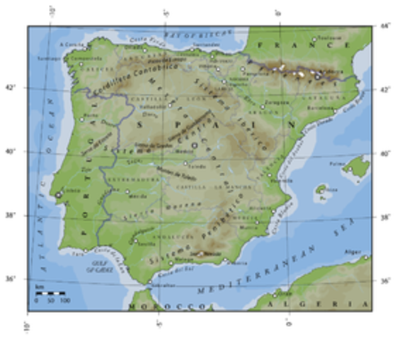 La península ebírica 300  a.C.