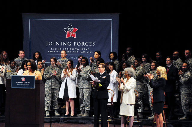 In 2011, Michelle launched Joining Forces.
