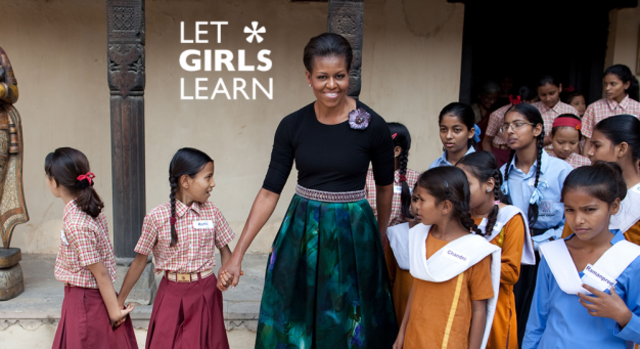 In 2015, The Obama's launched the Let Girls Live initiative.