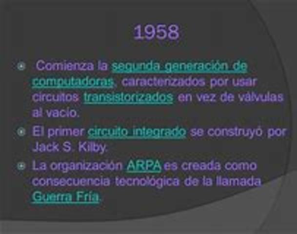 Segunda generación de computadoras