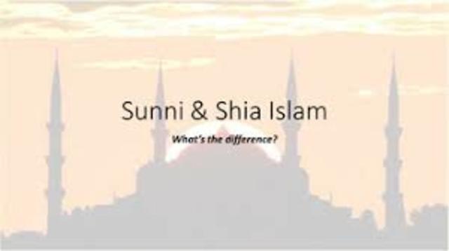 Splittelsen mellom sunni og sjia