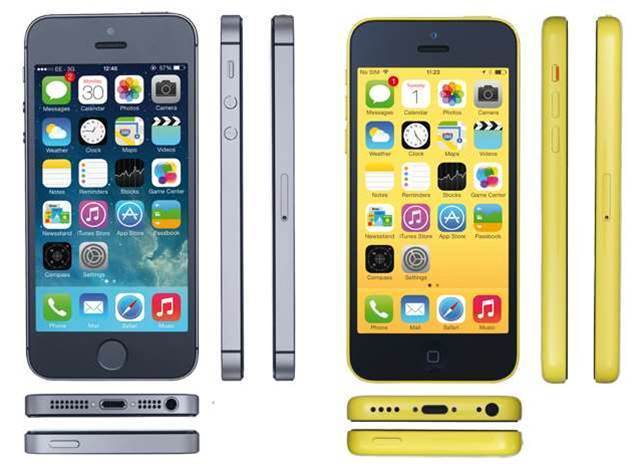 iPhone 5S and 5C