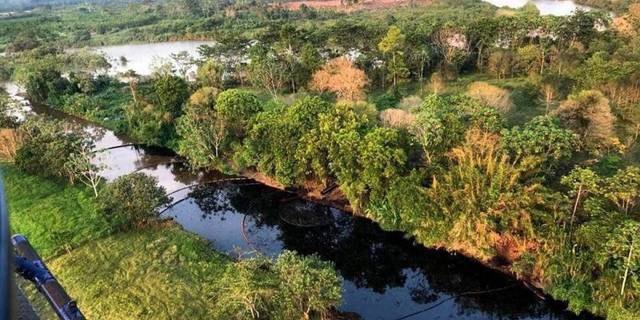 Derrame de petróleo en Colombia marzo 2018