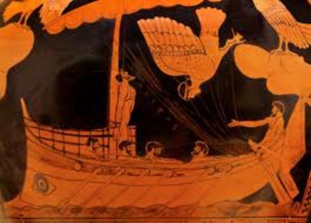 Final de la época micénica y comienzo de la oscura.