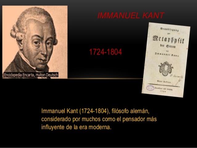 IMMANUEL KANT
