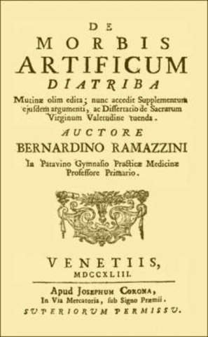 TRATADO "MORBIS ARTIFICUM DIATRIBA" TRATADO SOBRE LAS ENFERMEDADES DE LOS TRABAJADORES