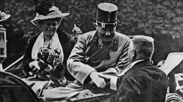 Assassination of Archduke Francis Ferdinand heir to the Austria-Hungary throne and his wife