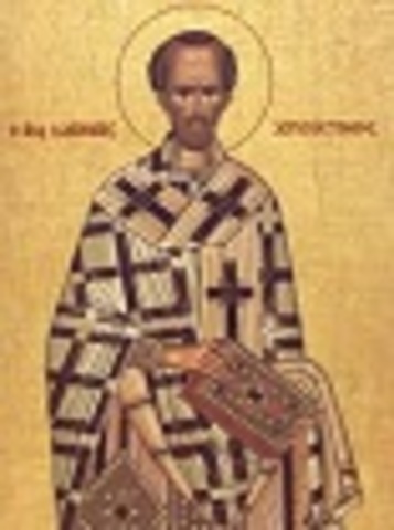 San Juan Crisostomo intenta persuadir a los padres cristianos