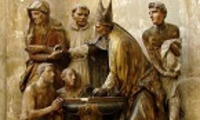 San Agustin es bautizado y acepta ser catecumen