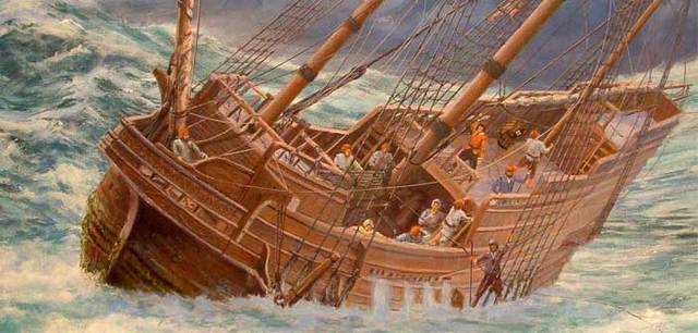 Mayflower In the Storm