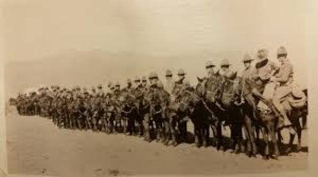 Pershing Attacked by Mexico