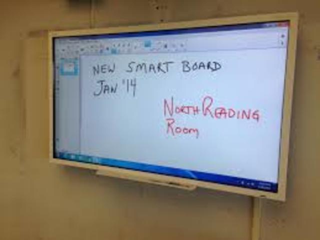 Interactive SMARTboards Installed