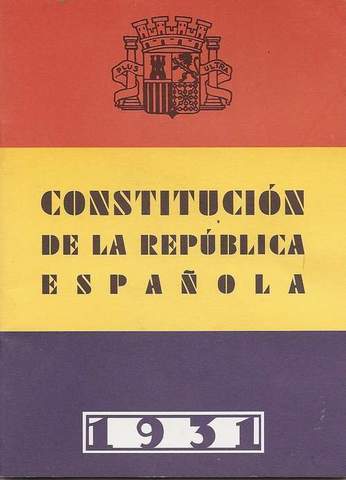 Constitución de 1931.