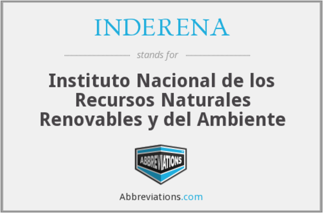Fundación Instituto Nacional de los Recursos Naturales Renovables y del Ambiente (INDERENA)