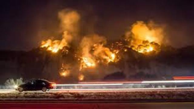 Incendio Camp Fire, Los Angeles-California (EE.UU)