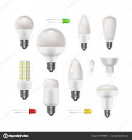 Bombilla eléctrica esmerilada