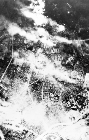 America Starts a Bombing campaign from China to Japan.