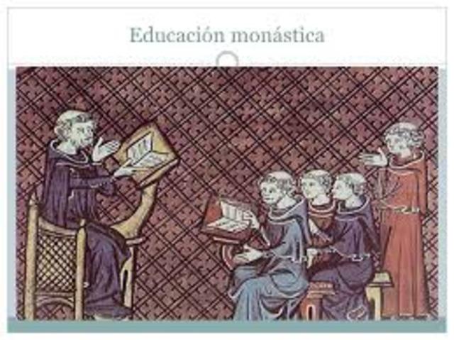 Primeras escuelas monásticas.